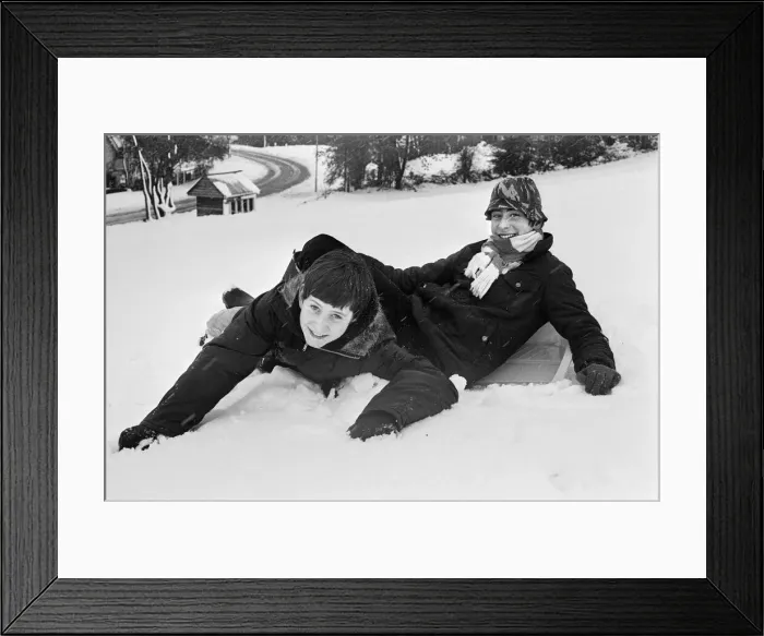 Framed Print : April 23rd to 26th 1981 brought the coldest spell of weather the UK had experienced Framed Print : April 23rd to 26th 1981 brought the coldest spell of weather the UK had experienced