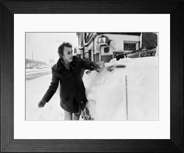 Framed Print : April 23rd to 26th 1981 brought the coldest spell of weather the UK had experienced Framed Print : April 23rd to 26th 1981 brought the coldest spell of weather the UK had experienced