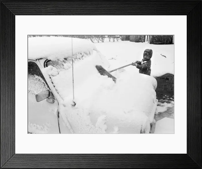 Framed Print : April 23rd to 26th 1981 brought the coldest spell of weather the UK had experienced Framed Print : April 23rd to 26th 1981 brought the coldest spell of weather the UK had experienced