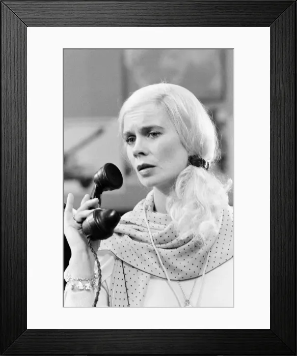 Framed Print : Victoria Wood As Seen on TV, television series, filming comedy sketches of Acorn Antiques Framed Print : Victoria Wood As Seen on TV, television series, filming comedy sketches of Acorn Antiques