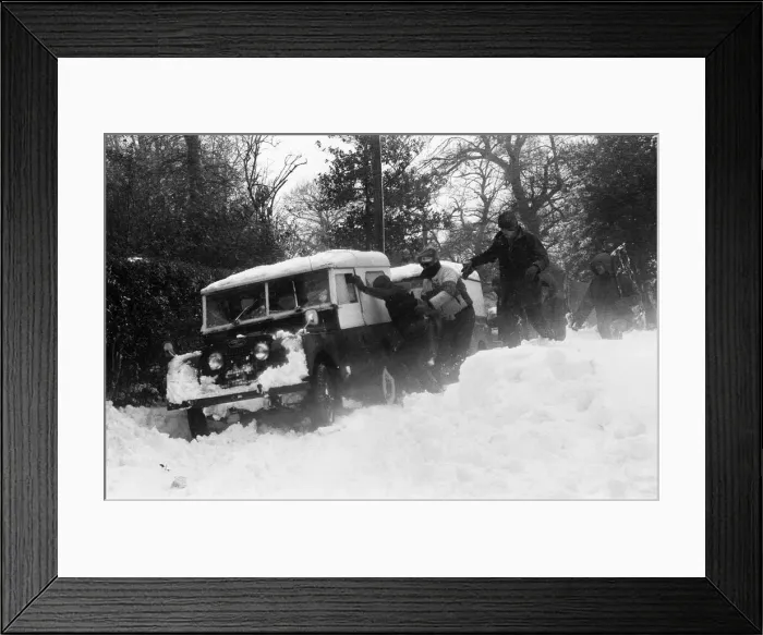 Framed Print : April 23rd to 26th 1981 brought the coldest spell of weather the UK had experienced Framed Print : April 23rd to 26th 1981 brought the coldest spell of weather the UK had experienced
