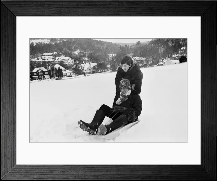 Framed Print : April 23rd to 26th 1981 brought the coldest spell of weather the UK had experienced