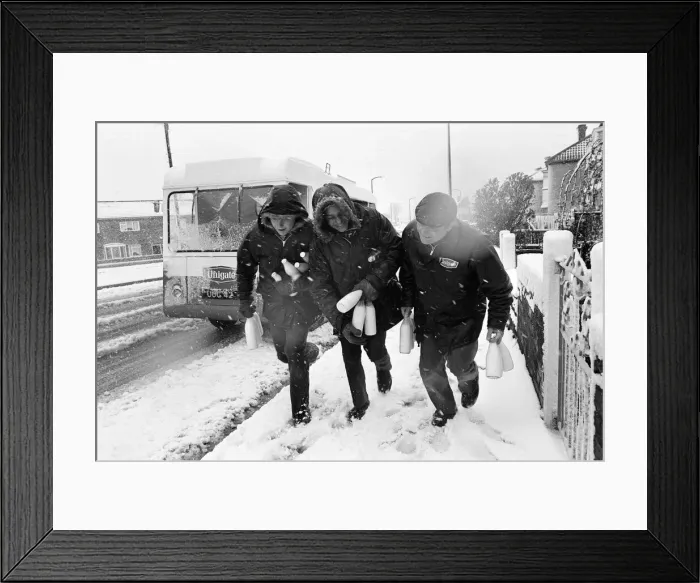 Framed Print : April 23rd to 26th 1981 brought the coldest spell of weather the UK had experienced Framed Print : April 23rd to 26th 1981 brought the coldest spell of weather the UK had experienced