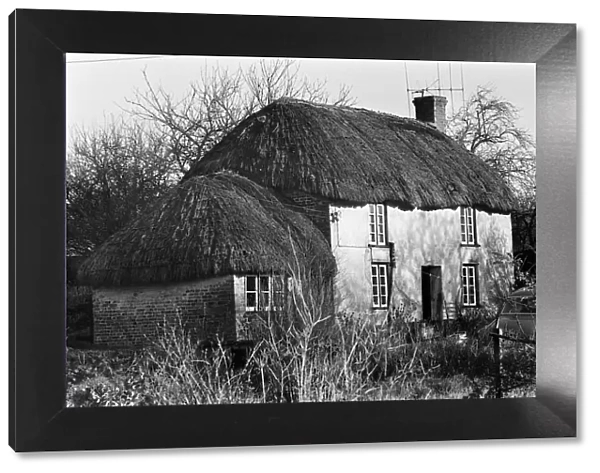 Village scenes in Morden, Dorset. 9th March 1967