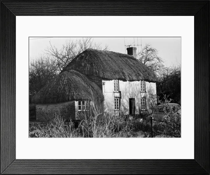 Framed Print : Village scenes in Morden, Dorset. 9th March 1967 Framed Print : Village scenes in Morden, Dorset. 9th March 1967