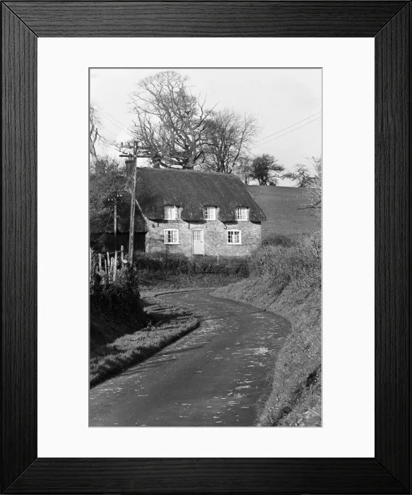Framed Print : Village scenes in Morden, Dorset. 9th March 1967 Framed Print : Village scenes in Morden, Dorset. 9th March 1967