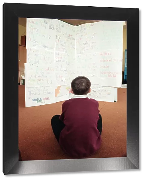 Giant Book made by Pupils from Dene School, Thornby, for National Book Day