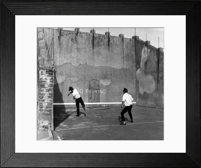 Framed Print : The Handball Court in Nelson, Glamorgan, South Wales, 8th August 1969 Framed Print : The Handball Court in Nelson, Glamorgan, South Wales, 8th August 1969