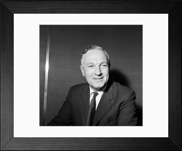 Framed Print : William Hunter, Marketing Executive, Director of Green Shield Trading Stamps Framed Print : William Hunter, Marketing Executive, Director of Green Shield Trading Stamps