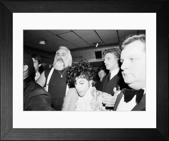 Framed Print : Prince, american singer, pictured at the British Phonographic Industry, BPI Awards