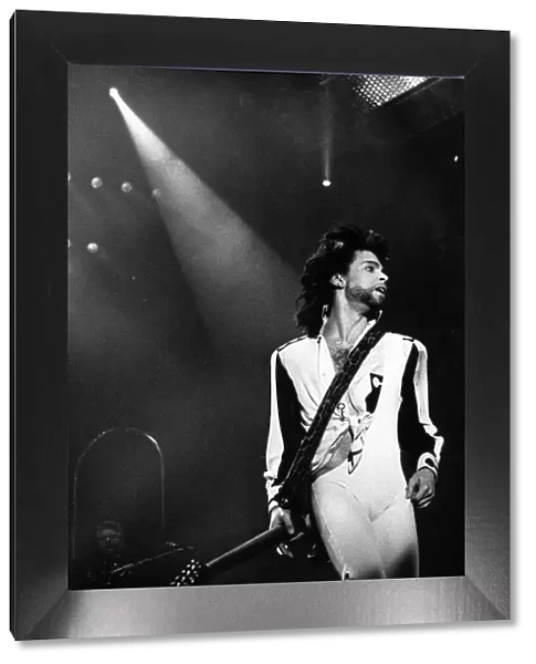 Prince performing at the NEC during his Nude tour, Birmingham, 29th June 1990