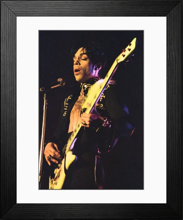 Framed Print : Prince performing at the NEC during his Ultimate Live Experience tour. 19th March 1995 Framed Print : Prince performing at the NEC during his Ultimate Live Experience tour. 19th March 1995