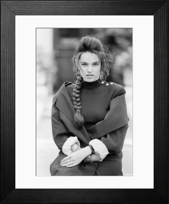 Framed Print : Beatrice Dalle, french actress, photo-call in London to promote new film Betty Blue Framed Print : Beatrice Dalle, french actress, photo-call in London to promote new film Betty Blue