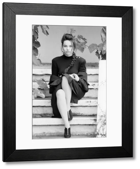 Framed Print : Beatrice Dalle, french actress, photo-call in London to promote new film Betty Blue Framed Print : Beatrice Dalle, french actress, photo-call in London to promote new film Betty Blue