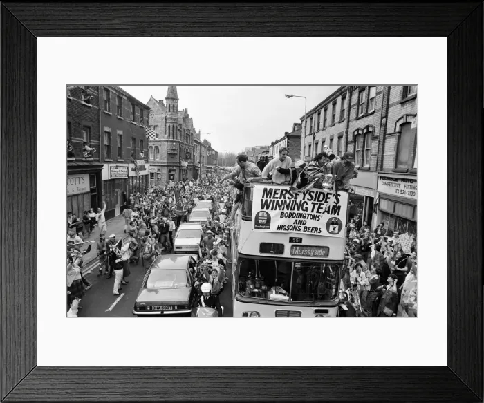 Framed Print : Liverpool FC, Homecoming Victory Parade after winning the FA Cup Framed Print : Liverpool FC, Homecoming Victory Parade after winning the FA Cup