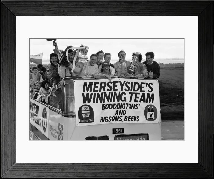 Framed Print : Liverpool FC, Homecoming Victory Parade after winning the FA Cup Framed Print : Liverpool FC, Homecoming Victory Parade after winning the FA Cup
