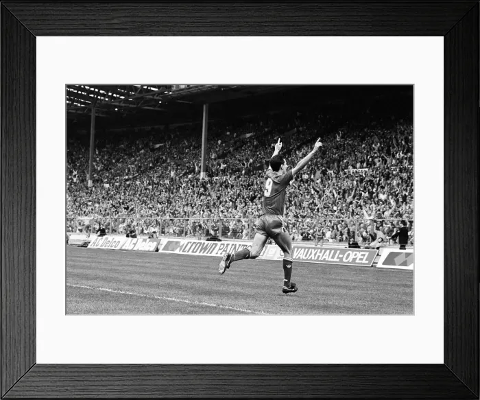 Framed Print : Liverpool 3-1 Everton, FA Cup Final 1986, Wembley Stadium, Saturday 10th May 1986