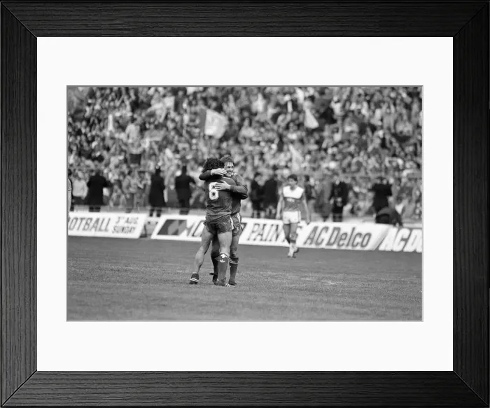 Framed Print : Liverpool 3-1 Everton, FA Cup Final 1986, Wembley Stadium, Saturday 10th May 1986