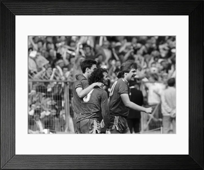 Framed Print : Liverpool 3-1 Everton, FA Cup Final 1986, Wembley Stadium, Saturday 10th May 1986