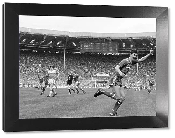FA Cup Final at Wembley Stadium, Saturday 10th May 1986. Liverpool 3 v Everton 1