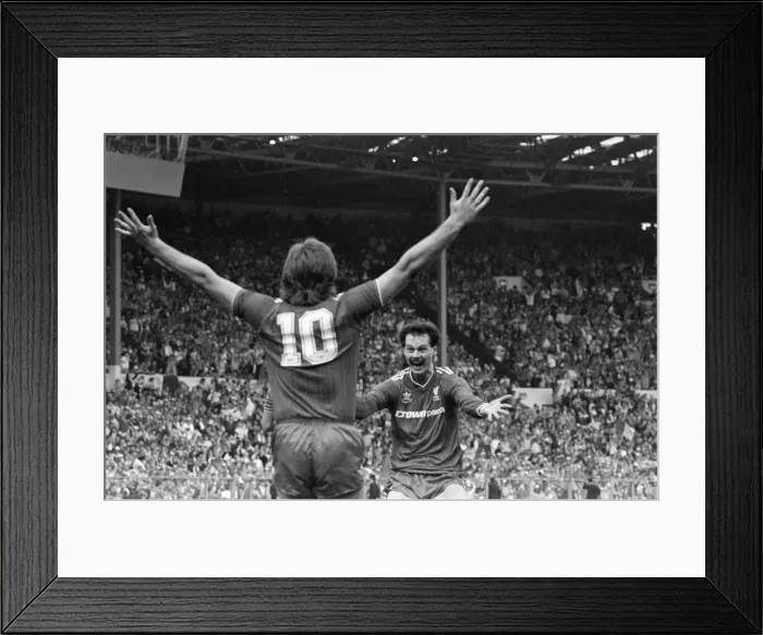 Framed Print : Liverpool 3-1 Everton, FA Cup Final 1986, Wembley Stadium, Saturday 10th May 1986