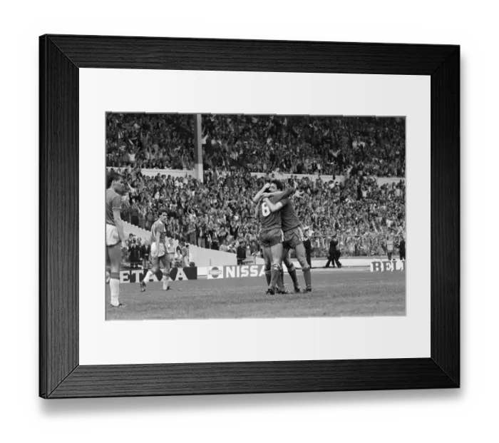 Framed Print : Liverpool 3-1 Everton, FA Cup Final 1986, Wembley Stadium, Saturday 10th May 1986