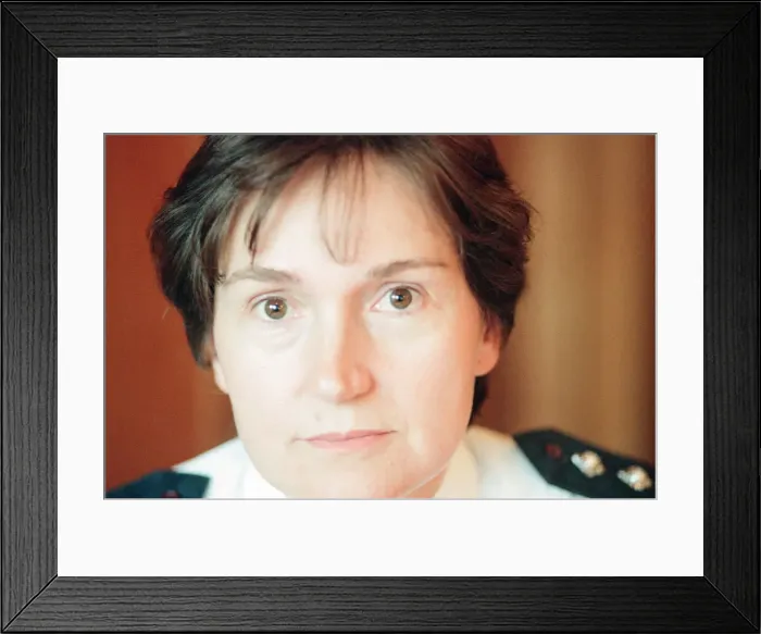 Framed Print : Chief Inspector Carolyn Peacock, Northumbria Police Officer, pictured 14th October 1996