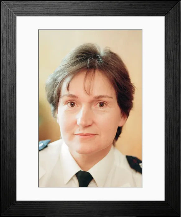 Framed Print : Chief Inspector Carolyn Peacock, Northumbria Police Officer, pictured 14th October 1996 Framed Print : Chief Inspector Carolyn Peacock, Northumbria Police Officer, pictured 14th October 1996