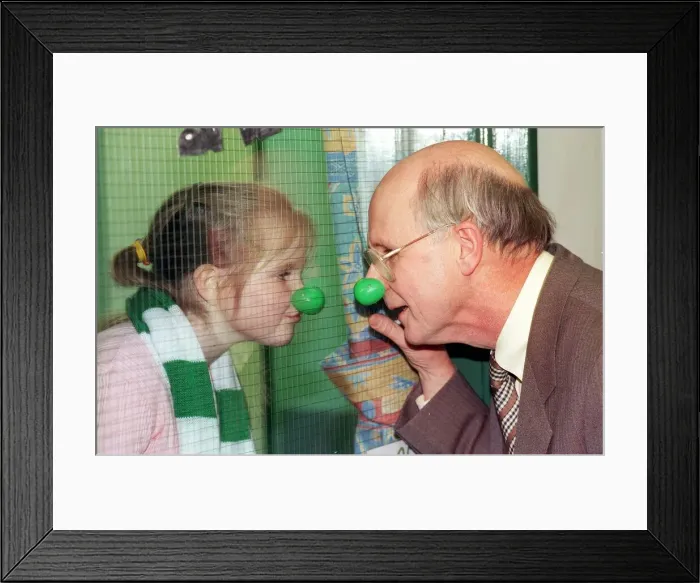 Framed Print : Yorkhill Hospital Celtic Party 17th December 1997 Celtic football club charity fund