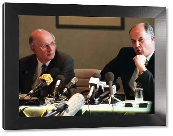 Jock Brown & Fergus McCann at press conference May 1998