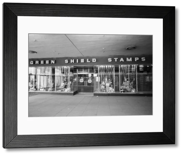 Framed Print : Green Shield Stamps Shop, Gift Centre, 22nd November 1973
