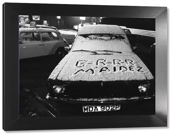 Severe weather hit Birmingham on Bank Holliday Monday 2nd May 1979