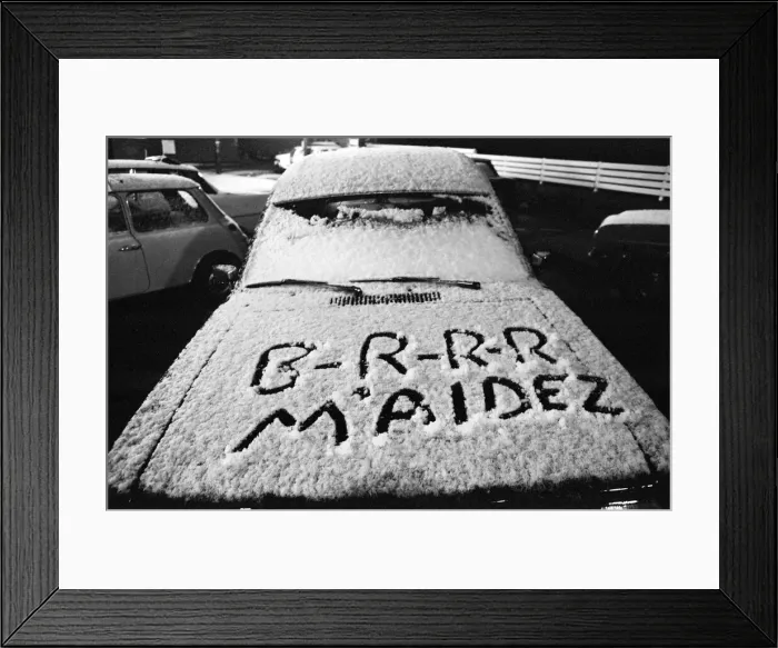 Framed Print : Severe weather hit Birmingham on Bank Holliday Monday 2nd May 1979 Framed Print : Severe weather hit Birmingham on Bank Holliday Monday 2nd May 1979