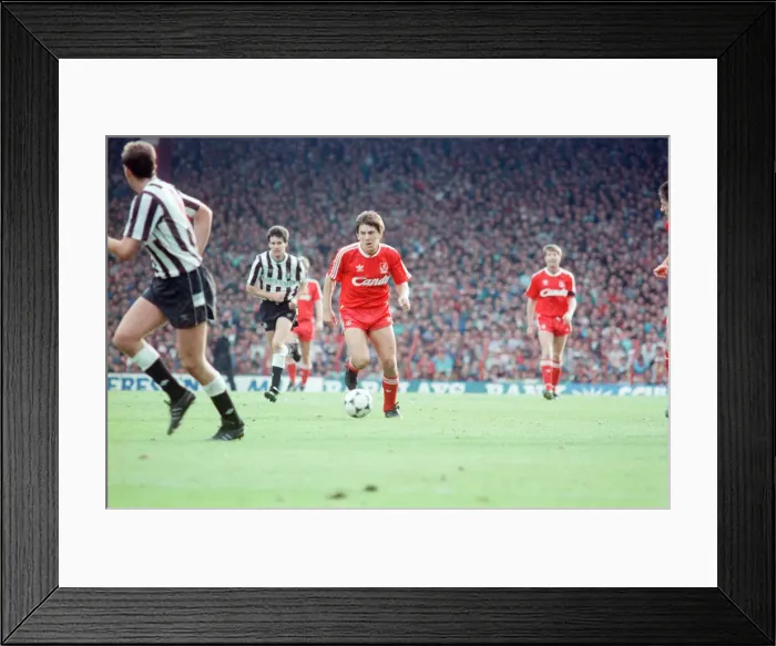 Framed Print : Liverpool 1-2 Newcastle United, Division One league match at Anfield