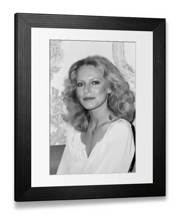 Framed Print : Cheryl Ladd, american actress, who plays Kris Munroe in television series Charlie