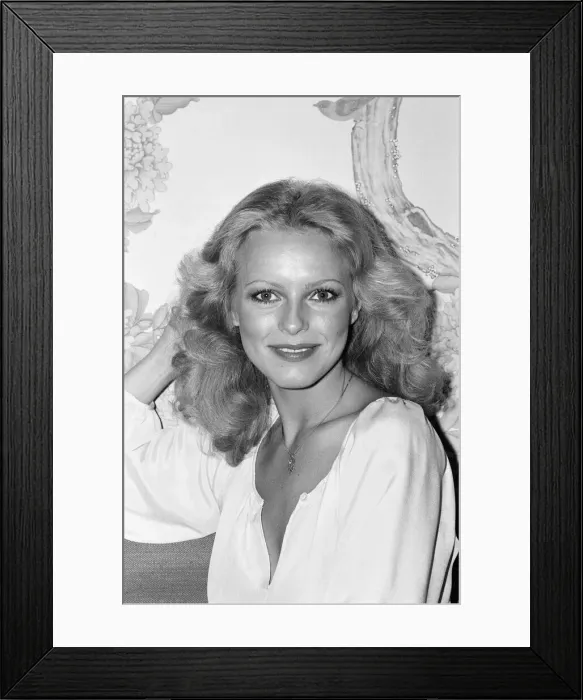 Framed Print : Cheryl Ladd, american actress, who plays Kris Munroe in television series Charlie
