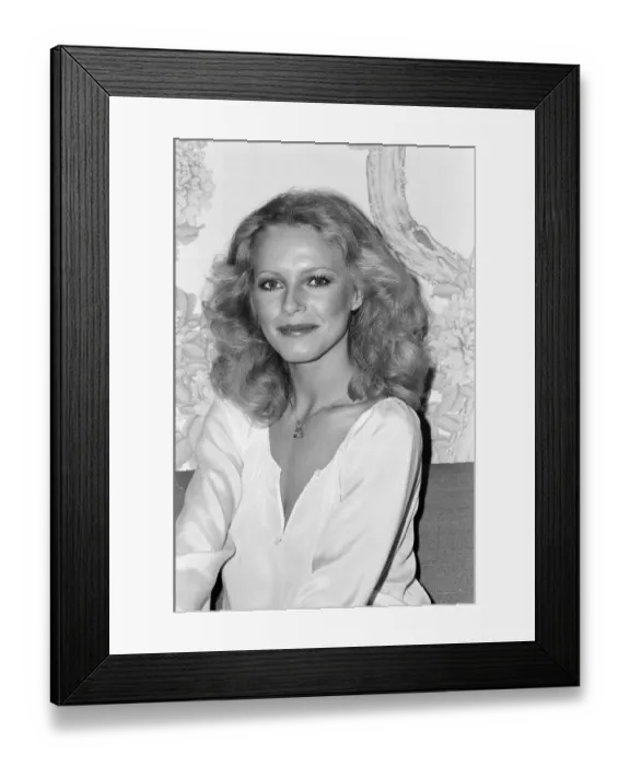 Framed Print : Cheryl Ladd, american actress, who plays Kris Munroe in television series Charlie