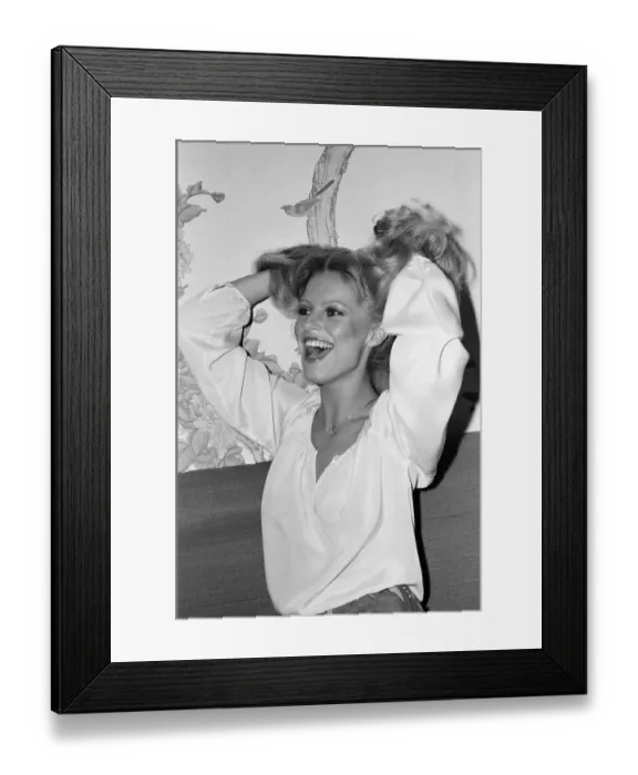 Framed Print : Cheryl Ladd, american actress, who plays Kris Munroe in television series Charlie