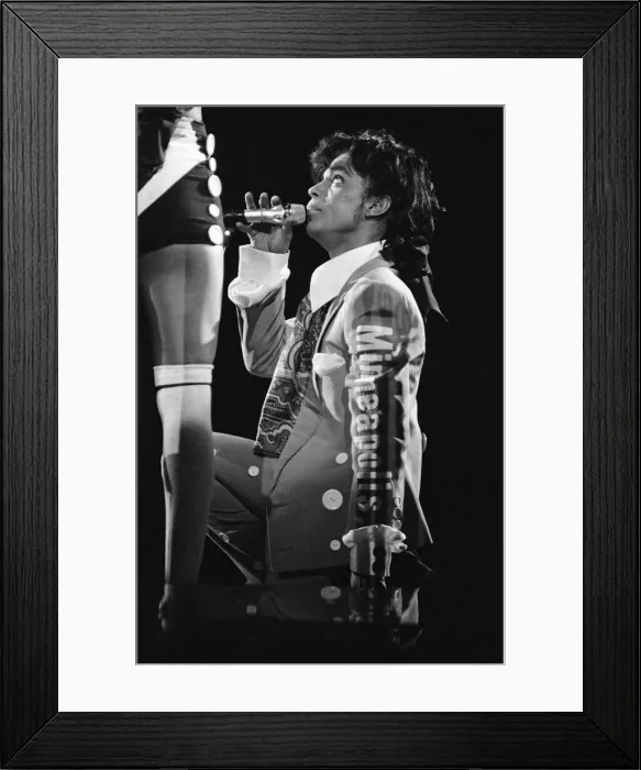 Framed Print : Prince performing at the NEC during his Lovesexy tour. 5th August 1988 Framed Print : Prince performing at the NEC during his Lovesexy tour. 5th August 1988