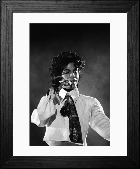 Framed Print : Prince performing at the NEC during his Lovesexy tour. 5th August 1988 Framed Print : Prince performing at the NEC during his Lovesexy tour. 5th August 1988