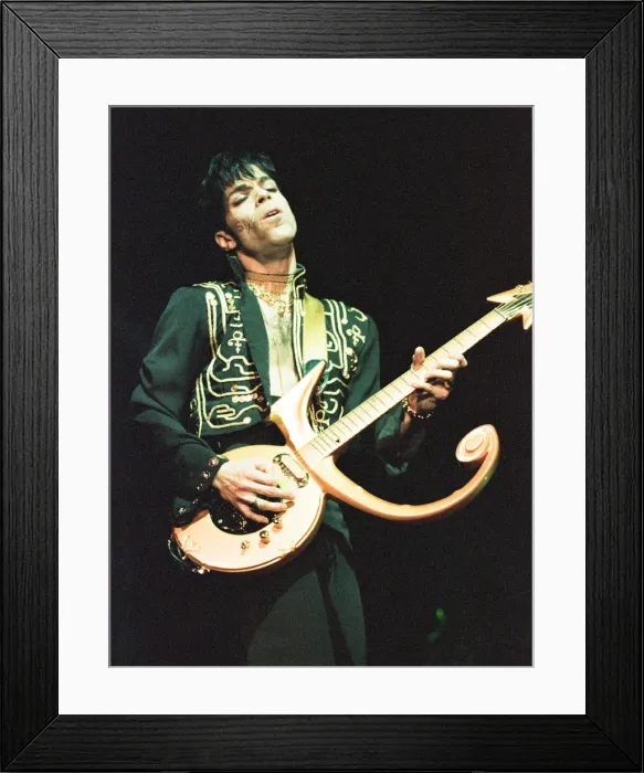 Framed Print : Prince performing at the NEC during his Ultimate Live Experience tour. 19th March 1995 Framed Print : Prince performing at the NEC during his Ultimate Live Experience tour. 19th March 1995