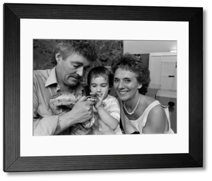 Framed Print : Sue Johnston, and her son at Chester Zoo. Brookside Framed Print : Sue Johnston, and her son at Chester Zoo. Brookside