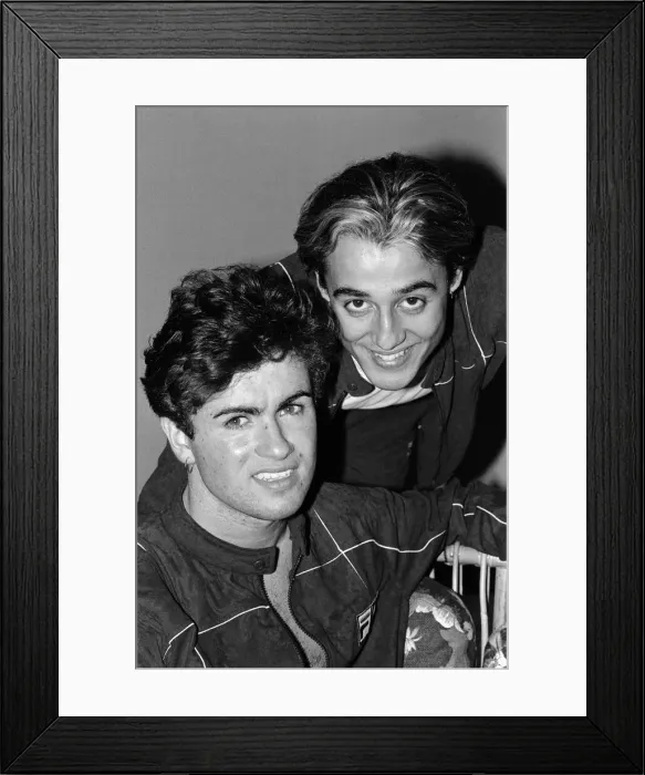 Framed Print : New pop sensation Wham! pictured in concert in Aberdeen, Scotland Framed Print : New pop sensation Wham! pictured in concert in Aberdeen, Scotland