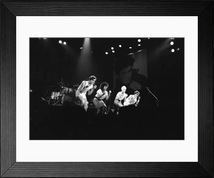 Framed Print : New pop sensation Wham! pictured in concert in Aberdeen, Scotland