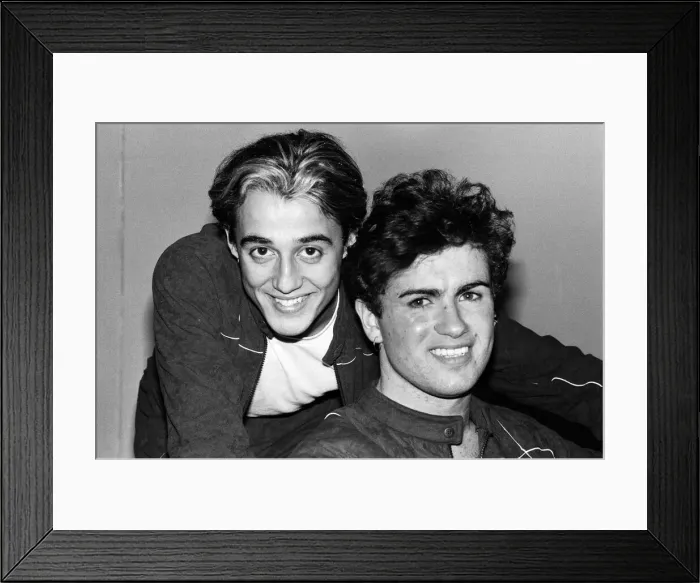 Framed Print : New pop sensation Wham! pictured in concert in Aberdeen, Scotland