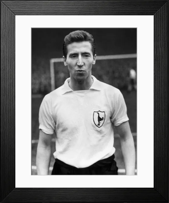 Framed Print : Cliff Jones pictured shortly after his move to Tottenham Hotspur for £35, 000 Framed Print : Cliff Jones pictured shortly after his move to Tottenham Hotspur for £35, 000