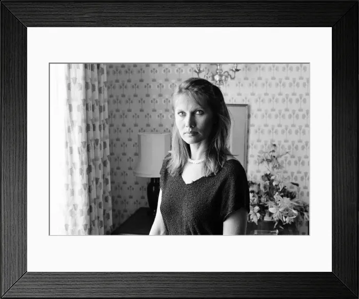 Framed Print : Maud Adams, actress, who will be starring in new James Bond film Octopussy as title Framed Print : Maud Adams, actress, who will be starring in new James Bond film Octopussy as title