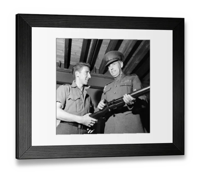 Framed Print : Swansea Town and Wales international footballer Cliff Jones serving his National Service Framed Print : Swansea Town and Wales international footballer Cliff Jones serving his National Service