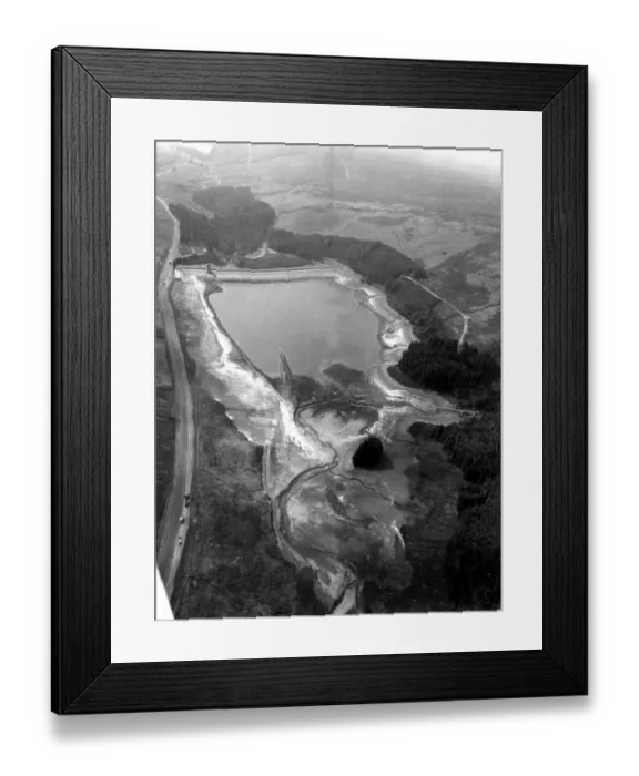 Framed Print : Drought - Wales - Just how fast water supplies are running out in South-East Wales is
