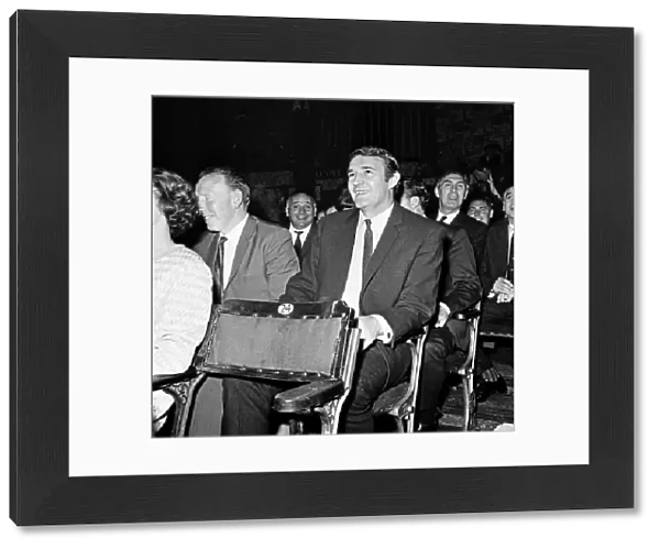 Manchester City assistant manager Malcolm Allison at ringside watching the Boxing during
